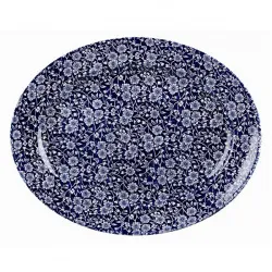Купить блюдо овальное 36,5х29,3см vintage prints, цвет willow victorian calico cawrd141 – цена от завода, доставка до двери | RuOborudovanie.ru