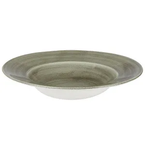 Тарелка для пасты 28СМ 0,47Л, с широким бортом, Stonecast Patina, цвет Burnished Green Pabgvwbl1 – купить по цене завода