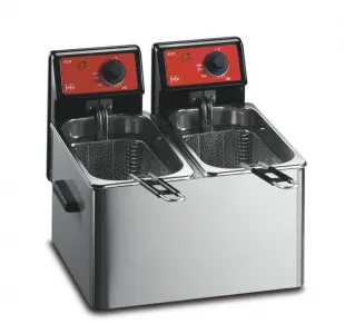 Фритюрница Fri Fri Eco4 + 4(650104) с 2 ванной 2 x 3 - 4 л электрическая настольная – купить по цене завода