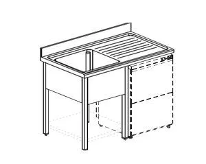 Ванна моечная Apach Chef Line Ls156-54Rwshd – купить по цене завода