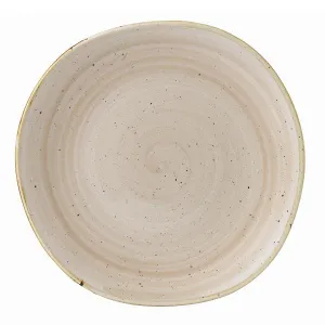 Тарелка мелкая "ВОЛНА" 26,4СМ, без борта, Stonecast, цвет Nutmeg Cream Snmsog101 – купить по цене завода