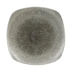 Купить тарелка мелкая квадратная 21,5см, цвет raku quartz black, studio prints rkbqsp91 – цена от завода, доставка до двери | RuOborudovanie.ru