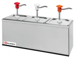 Купить дозатор для соусов с 3 помпами и 3 гастроемкостями gn1/6*200 мм kalando kd002 3 set в Санкт-Петербурге – цена завода, доставка до двери | RuOborudovanie.ru