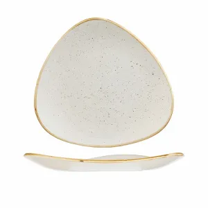 Тарелка мелкая треугольная 19,2СМ, без борта, Stonecast, цвет Barley White Swhstr71 – купить по цене завода