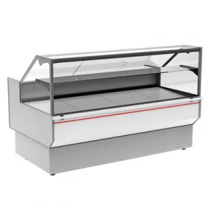 Витрина холодильная Полюс GC95 SM 2,0-1 (ВХС-2,0 Carboma GC95) (0011-9003 боковины серые, декор белы – купить в Санкт-Петербурге по цене завода
