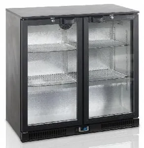 Шкаф холодильный со стеклом Tefcold Ba20H барный черный – купить по цене завода
