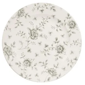 Тарелка мелкая 30,5СМ Vintage Prints, цвет Grey Rose Chintz Rcgvp111 – купить по цене завода