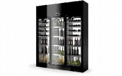 Купить шкаф винный enofrigo wine library 3p wall h220 p60 черный a1wlw3p266p/421 – цена от завода, доставка до двери | RuOborudovanie.ru
