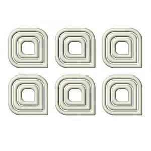 Форма для шоколадных украшений 71Х71ММ, 51Х51ММ и 31Х31ММ, 2-3ГР, 18 ячеек, пластик 20-D020 – купить по цене завода