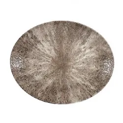 Блюдо овальное 27Х22,9СМ, без борта, цвет Stone Zircon Brown, Studio Prints Stzbop581 – купить в RuOborudovanie.ru с доставкой до двери Купить блюдо овальное 27х22,9см, без борта, цвет stone zircon brown, studio prints stzbop581 – цена от завода, доставка до двери | RuOborudovanie.ru