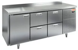 Купить стол охлаждаемый hicold sn 122/tn (-2+10), 1 дверь, 4 ящ, 1835х600х850 – цена от завода, доставка до двери | RuOborudovanie.ru