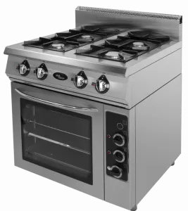 Плита газовая 4-х горелочная Grill Master Ф4ПДГ/800(э) с электрической духовкой, – купить по цене завода