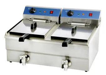 Фритюрница Kocateq BEF102V (2 ванны 10+10л) электрическая настольная – купить в Санкт-Петербурге по цене завода