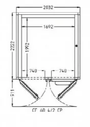 Камера расстоечная Pavailler Ev 68 4/2 Cp 60X80 2двери/4тележки – купить в Санкт-Петербурге с доставкой Купить камера расстоечная pavailler ev 68 4/2 cp 60x80 2двери/4тележки в Санкт-Петербурге – цена завода, доставка до двери | RuOborudovanie.ru