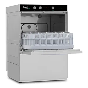Машина стаканомоечная Apach Af400Ddp фронтальная – купить в Санкт-Петербурге по цене завода