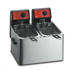 Купить фритюрница fri fri eco4 + 4(650104) с 2 ванной 2 x 3 - 4 л электрическая настольная – цена от завода, доставка до двери | RuOborudovanie.ru