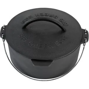 Духовка голландская (чугунная) 5.2л Big Green Egg 117052 – купить в Санкт-Петербурге по цене завода
