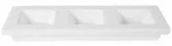 Менажница фарфор Cameo Square Accessory 3-Х секционная 30,5Х11,5СМ H2,9См 710-A343S – купить в RuOborudovanie.ru с доставкой до двери Купить менажница фарфор cameo square accessory 3-х секционная 30,5х11,5см h2,9см 710-a343s – цена от завода, доставка до двери | RuOborudovanie.ru