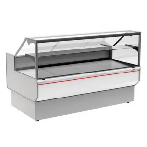 Витрина холодильная Полюс GC95 SV 1,0-1 (ВХСр-1,0 Carboma GC95) (0011-9003 боковины серые, декор бел – купить в Санкт-Петербурге по цене завода