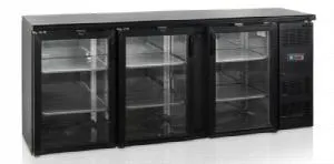 Шкаф холодильный со стеклом Tefcold Cbc310G барный черный – купить по цене завода