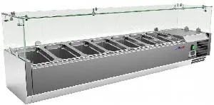 Витрина холодильная настольная Cooleq Vrx 1500/330 – купить в Санкт-Петербурге по цене завода