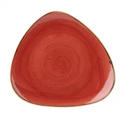 Тарелка мелкая треугольная 22,9СМ, без борта, Stonecast, цвет Berry Red Sbrstr91 – купить в RuOborudovanie.ru с доставкой до двери Купить тарелка мелкая треугольная 22,9см, без борта, stonecast, цвет berry red sbrstr91 – цена от завода, доставка до двери | RuOborudovanie.ru