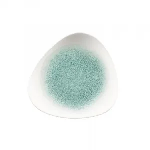 Тарелка мелкая треугольная 19,2СМ, без борта, цвет Raku Jade Green, Studio Prints Rkjgtr71 – купить по цене завода