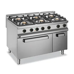 Плита 6 конфорочная 900 сер. Apach Aprg-129Fe – купить по цене завода