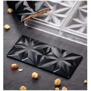 Форма для шок. "Chocolate Bar Edelweiss" 155Х77ММ H10Мм, 100ГР, 3 ячейки, п/к Pc5005 – купить по цене завода