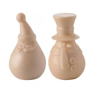 Форма для шок. 3D "САНТА клаус и снеговик" 8 ячеек (4+4), п/к 20-C1010 – купить по цене завода