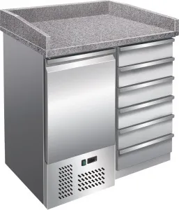 Стол для пиццы Koreco SPZ4001 (+2/+8) столеш.гранит 300л, 1дверь, 995х700х1020 – купить в Санкт-Петербурге по цене завода
