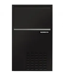 Льдогенератор Koreco AZ 40/13 CUBE BLA кубикового льда 40 кг/сут со стальный чёрным матовым корпусом – купить по цене завода