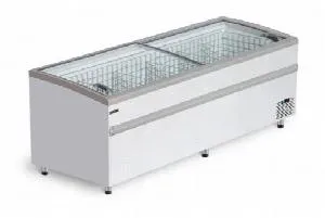 Бонета-ларь с гнутым стеклом снеж Bonvini Bfg 2100 серая отделка – купить в Санкт-Петербурге по цене завода