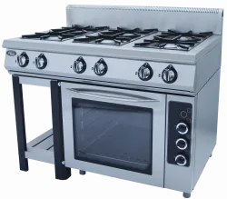 Плита газовая 6 горелочная Grill Master Ф6ПДГ/800 с комбинированноой духовкой – купить в RuOborudovanie.ru с доставкой до двери Купить плита газовая 6 горелочная grill master ф6пдг/800 с комбинированноой духовкой – цена от завода, доставка до двери | RuOborudovanie.ru