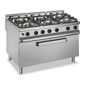 Плита 6 конфорочная 900 сер. Apach Aprg-129Fmg – купить по цене завода