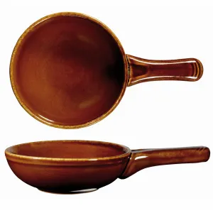 Сковорода "Wok" D 14СМ 0,37Л, порционная, керамика, без крышки, Rustics Simmer, цвет Brown Zcagpn11 – купить в Санкт-Петербурге по цене завода