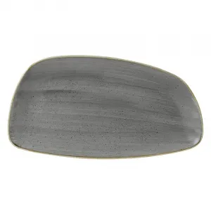 Блюдо сервировочное Chefs Geo 35Х18,5СМ, без борта, Stonecast, цвет Peppercorn Grey Spgsge351 – купить по цене завода