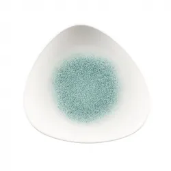 Купить тарелка мелкая треугольная 22,9см, без борта, цвет raku jade green, studio prints rkjgtr91 – цена от завода, доставка до двери | RuOborudovanie.ru