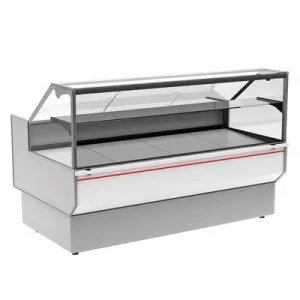 Витрина холодильная Полюс GC95 SM 1,8-1 (ВХС-1,8 Carboma GC95) (0011-9003 боковины серые, декор белы – купить в Санкт-Петербурге по цене завода