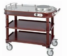Тележка сервировочная Paderno 58876-01 для фламбе – купить по цене завода