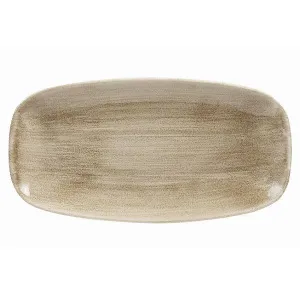 Блюдо прямоугольное Chefs 35,5Х18,9СМ, без борта, Stonecast Patina, цвет Antique Taupe Paatxo141 – купить по цене завода