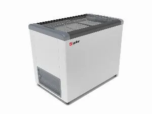 Ларь морозильный Frostor FG400C серый со стеклянной крышкой – купить по цене завода