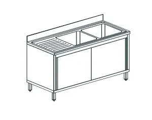 Ванна моечная Apach L2S146-44Lwsd – купить по цене завода