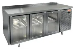 Купить стол охлаждаемый hicold gng 111 ht (+2+10), 3 стеклянные двери, 1835х700х850 – цена от завода, доставка до двери | RuOborudovanie.ru