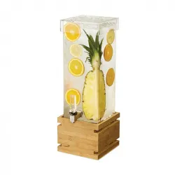 Диспенсер для сока Rosseto Beverage Ld179, 7,6л 18,4х18,4см H59,7см, бамбук/акрил – купить в RuOborudovanie.ru с доставкой до двери Купить диспенсер для сока rosseto beverage ld179, 7,6л 18,4х18,4см h59,7см, бамбук/акрил – цена от завода, доставка до двери | RuOborudovanie.ru