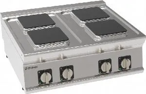 Плита 4 конфорочная 740 серии Tecnoinox Pcs8E7 716006 – купить по цене завода