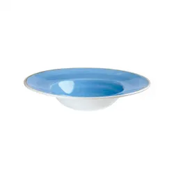 Купить тарелка для пасты 24см 0,28л, с широким бортом, stonecast, цвет cornflower blue scfsvwbm1 – цена от завода, доставка до двери | RuOborudovanie.ru
