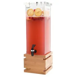 Диспенсер для сока Rosseto Beverage Ld112, 7,6л 17,1Х17,1см H59,1см, бамбук/акрил – купить в RuOborudovanie.ru с доставкой до двери Купить диспенсер для сока rosseto beverage ld112, 7,6л 17,1х17,1см h59,1см, бамбук/акрил – цена от завода, доставка до двери | RuOborudovanie.ru