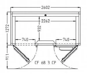 Камера расстоечная Pavailler Ev 68 3 Cp 60X80 2двери/3 тележки – купить в Санкт-Петербурге по цене завода