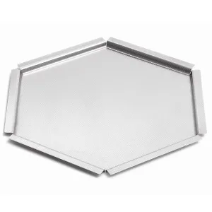 Поднос сервировочный Honeycomb Medium D40,6См H5,1См, шестиугольный, нерж.сталь Sm120 – купить в Санкт-Петербурге по цене завода